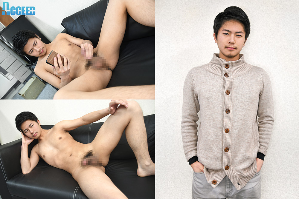 元モデルの現役サッカー青年！腰振り披露とオナニー！